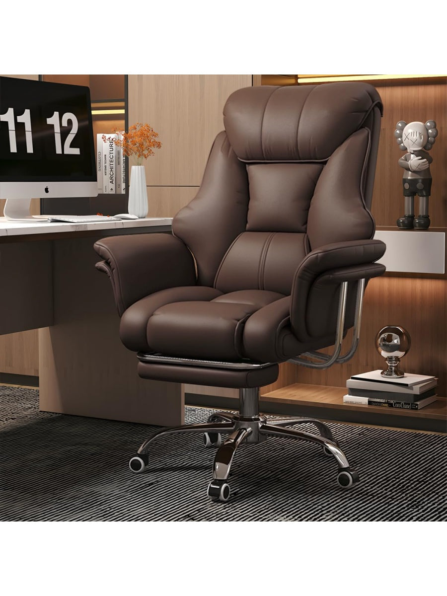 Silla Ejecutiva Ergonomica de Gran Tamano con Reposapies Extraible y Capacidad de 250 kg