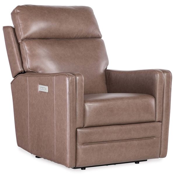 Sillón giratorio de gravedad cero Soiree de piel, marfil Maverick