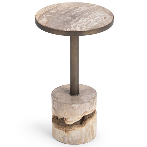 Taburete decorativo Lorna, perla